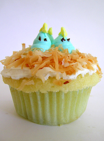 Baby Bluebird Cupcakes