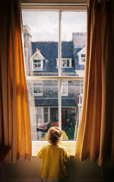 Girl by a window