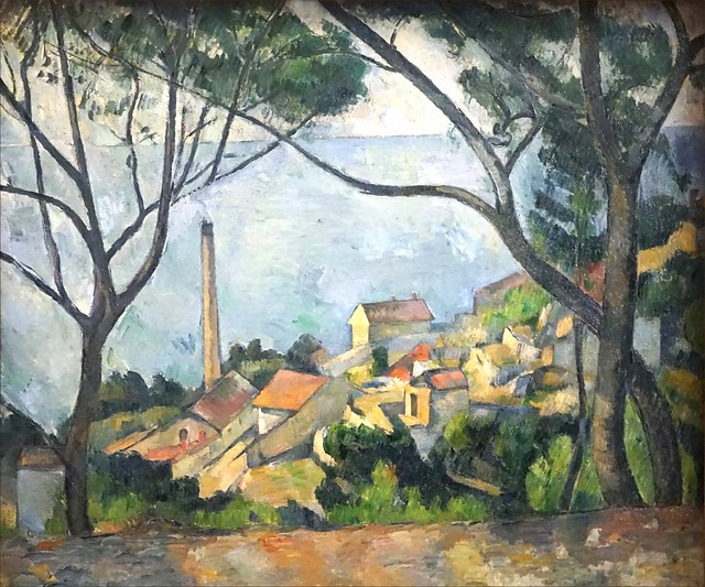 La Mer à l'Estaque de P. Cézanne (Musée national Picasso, Paris)