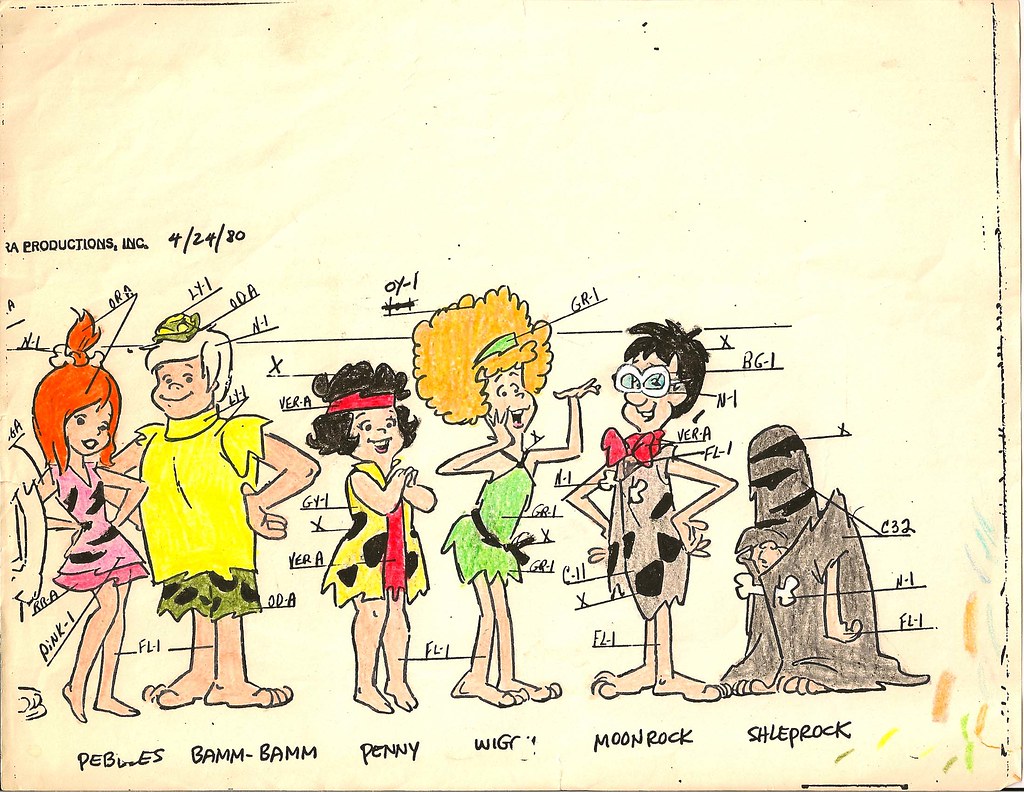HANNA BARBERA, Flintstones Teen Cast | Flintstones Animation… | Flickr