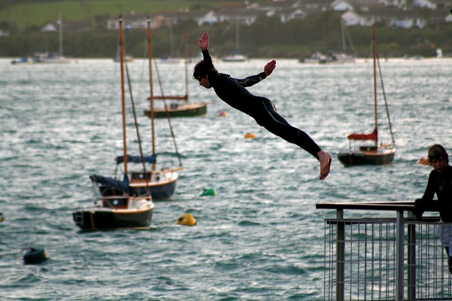 Harbour jumping