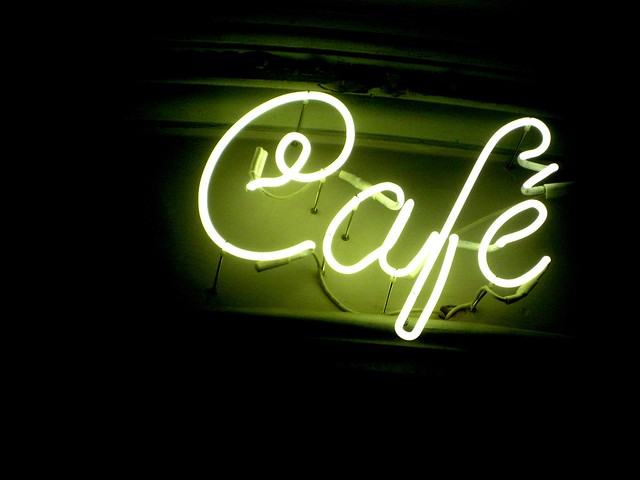 Café. Notte