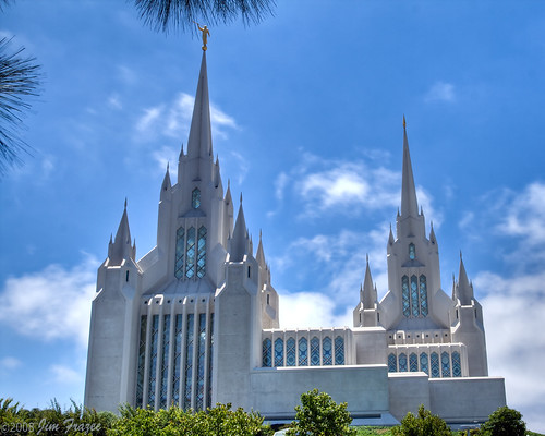 San Diego Mormon Temple by Jim Frazee