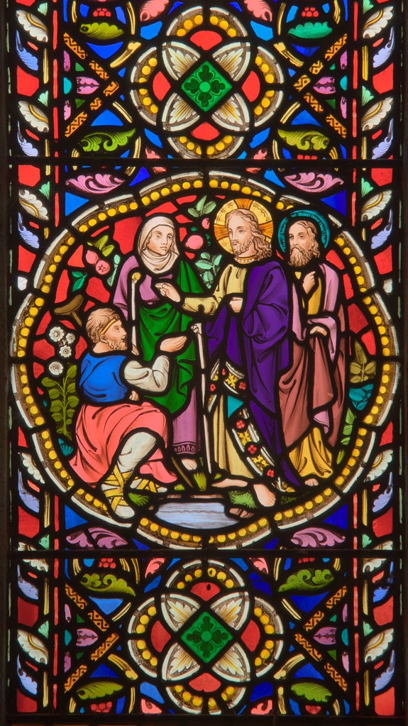 St. Keyne, Kenwyn | Detail from the east window, showing the… | Flickr