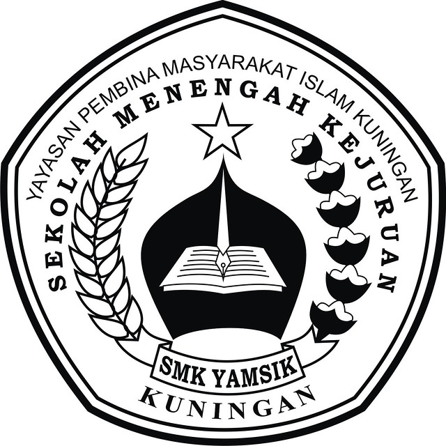 Logo SMK YAMSIK - Hitam