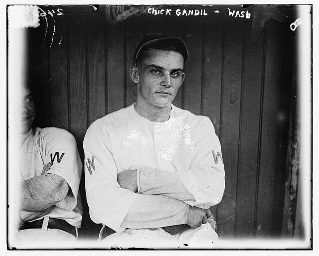 [Chick Gandil and Germany Schaefer (partially obscured at left), Washington AL (baseball)]  (LOC)