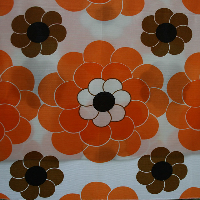 1970's Vintage Fabric Flower