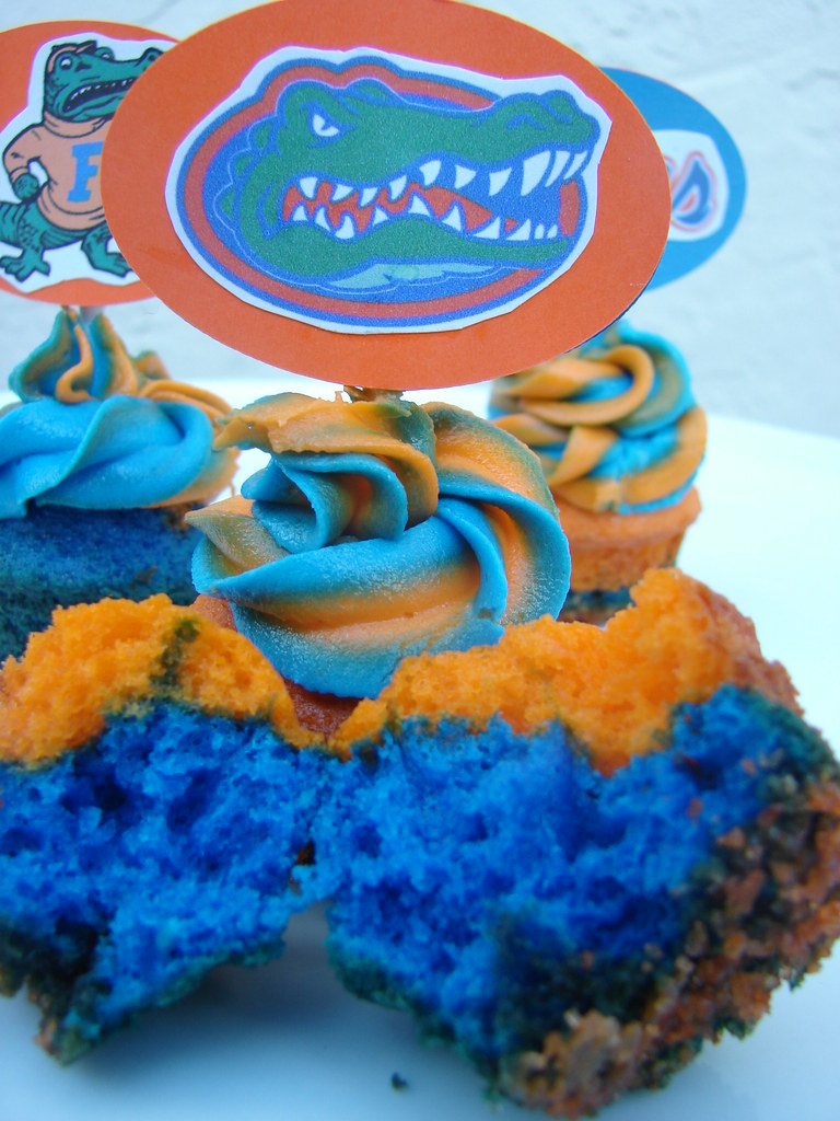 Orange & Blue Gators Cakes