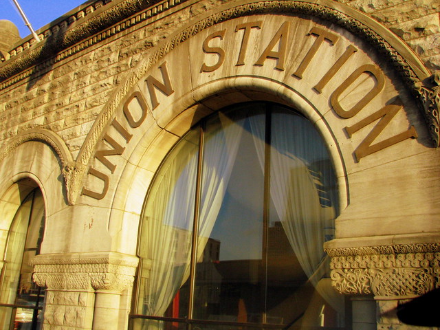 Union Station's broadway window