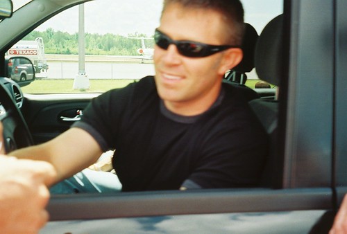 Scott Riggs Crash Scott Riggs | Talladega, AL 4-08 arriving for nascar race | Pam J. | Flickr
