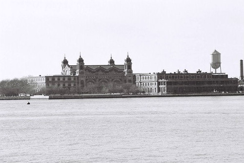 Ellis Island, New York | Using an old black and white film i… | Flickr