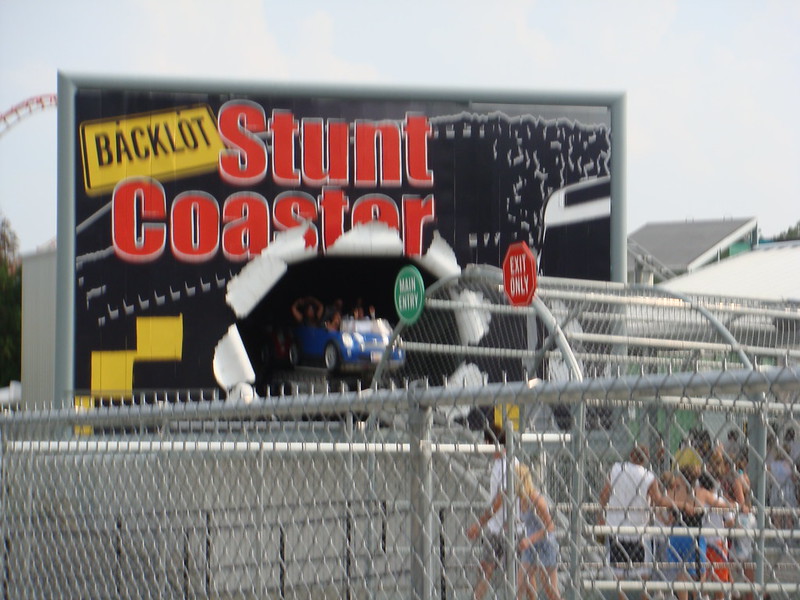 Backlot Stunt Coaster at Kings Dominion