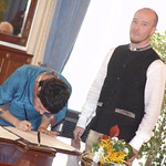 Signing the register