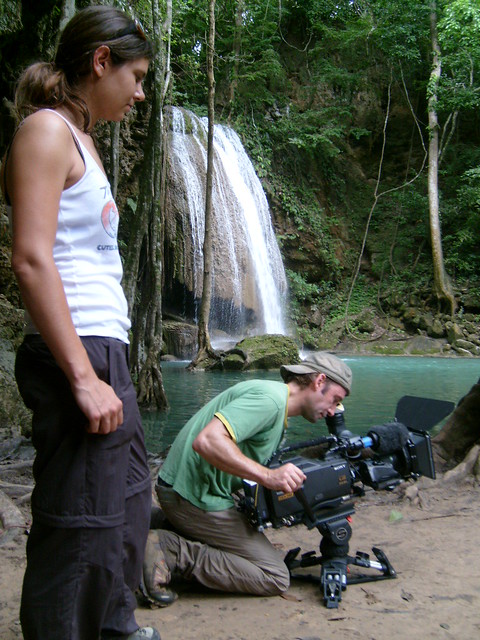 Filming in Thailand