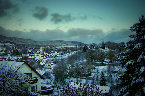 blue snow night germany dark thüringen frost view dusk snowy 10 thuringia vale windowview suhl 1star albrechts lengberg