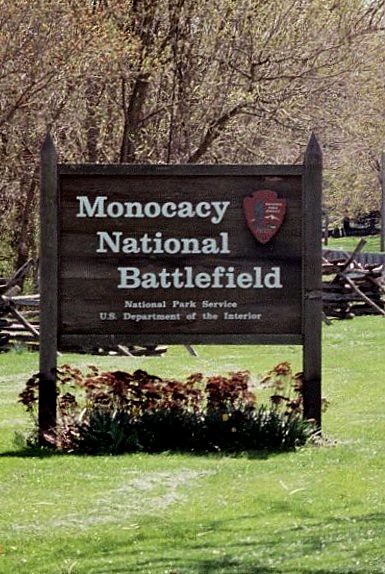 Monocacy Battlefield:  entrance sign