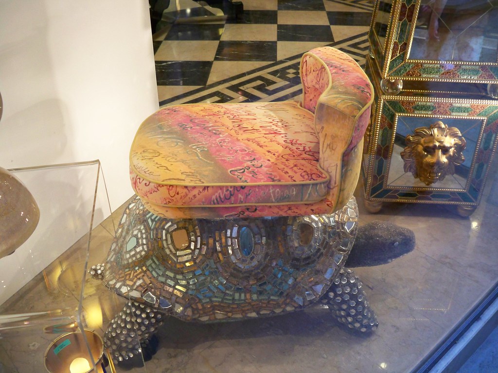 Turtle Shell Chair Turtle chair in shop window | mikedcris | Flickr