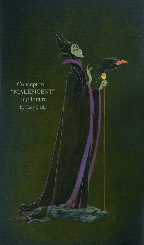 Maleficent Big Fig Concept Illustration by Jody Daily