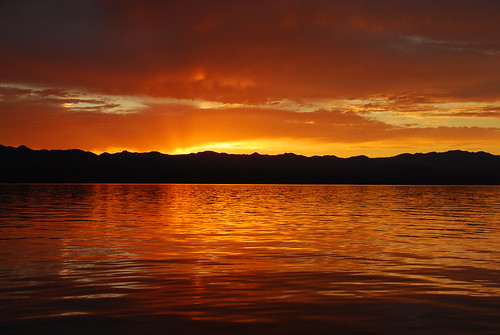 sunset boating lakemohave dsc4048