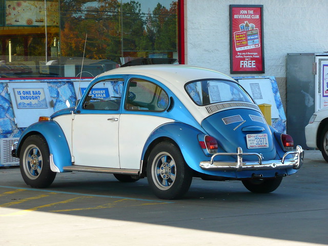 Vass, NC Blue and White Beetle