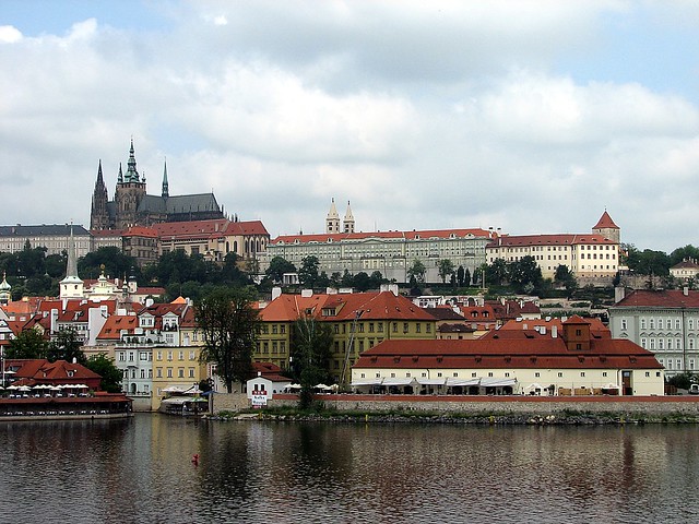 Prague Castle with St-Guy cathedral within its walls
