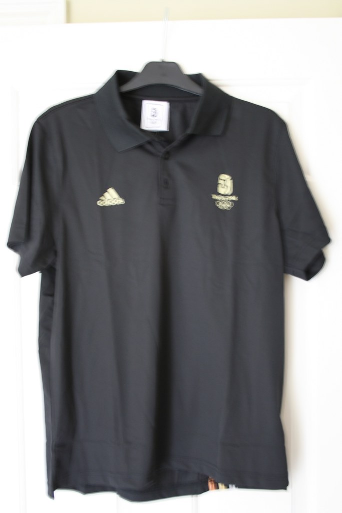 Adidas Black polo - Beijing 2008 - front | Barry Pretsell | Flickr