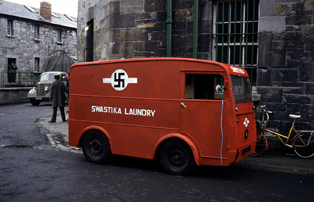 NOT a Swastika Laundry truck photo from 1912