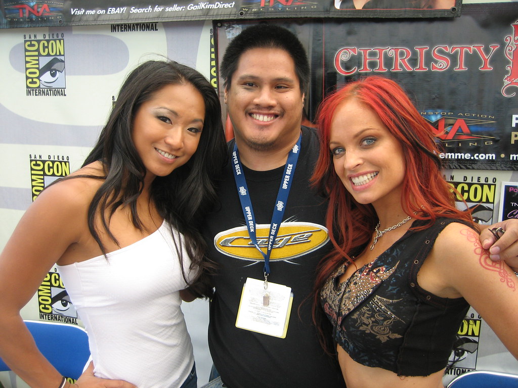 Me with Gail Kim and Christy Hemme | Me with TNA Knockouts G… | Flickr