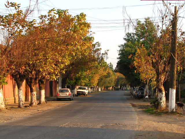 Barrio La Isla, en otoño
