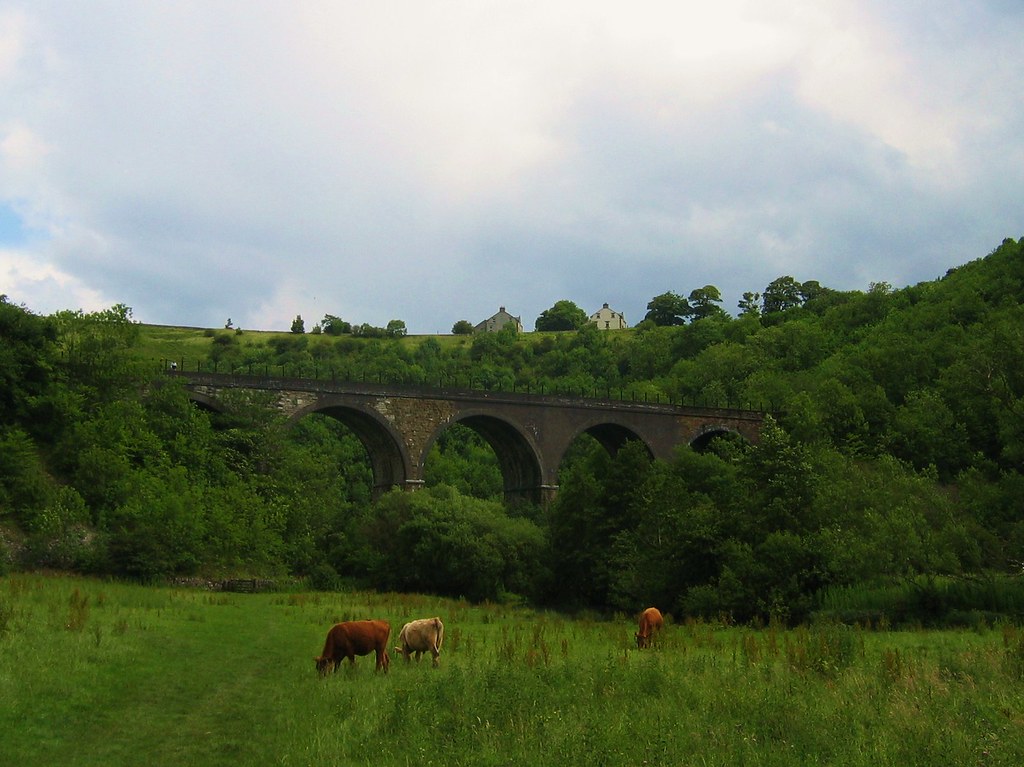 The Monsal Viaduct at Monsal Head, Derbyshire