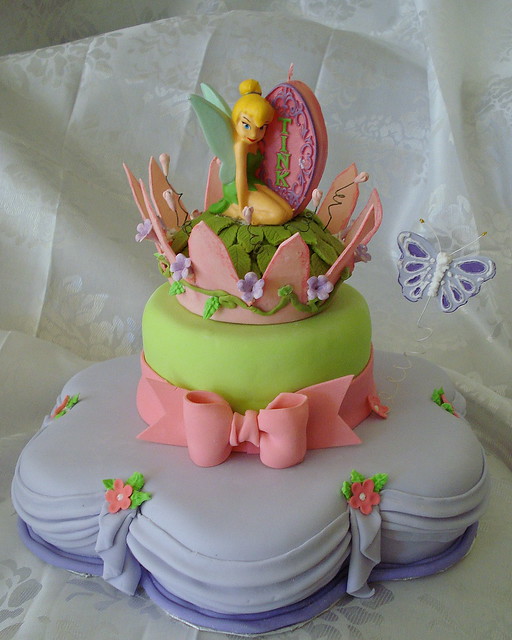 tinkerbell cake by Eve Marzan