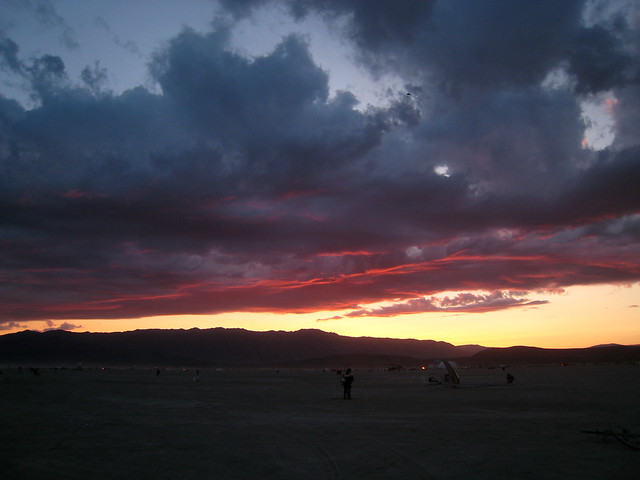 Last Burning Man Sunset