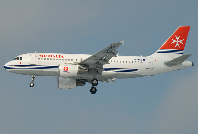 9H-AEG Air Malta  Airbus A319-112