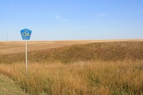 field sign scenery northdakota treeless