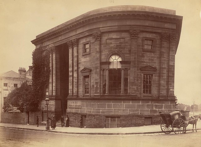 Free Public Library, corner of Bent & Macquarie Sts, Sydney, 1877 / New South Wales Government Printing Office