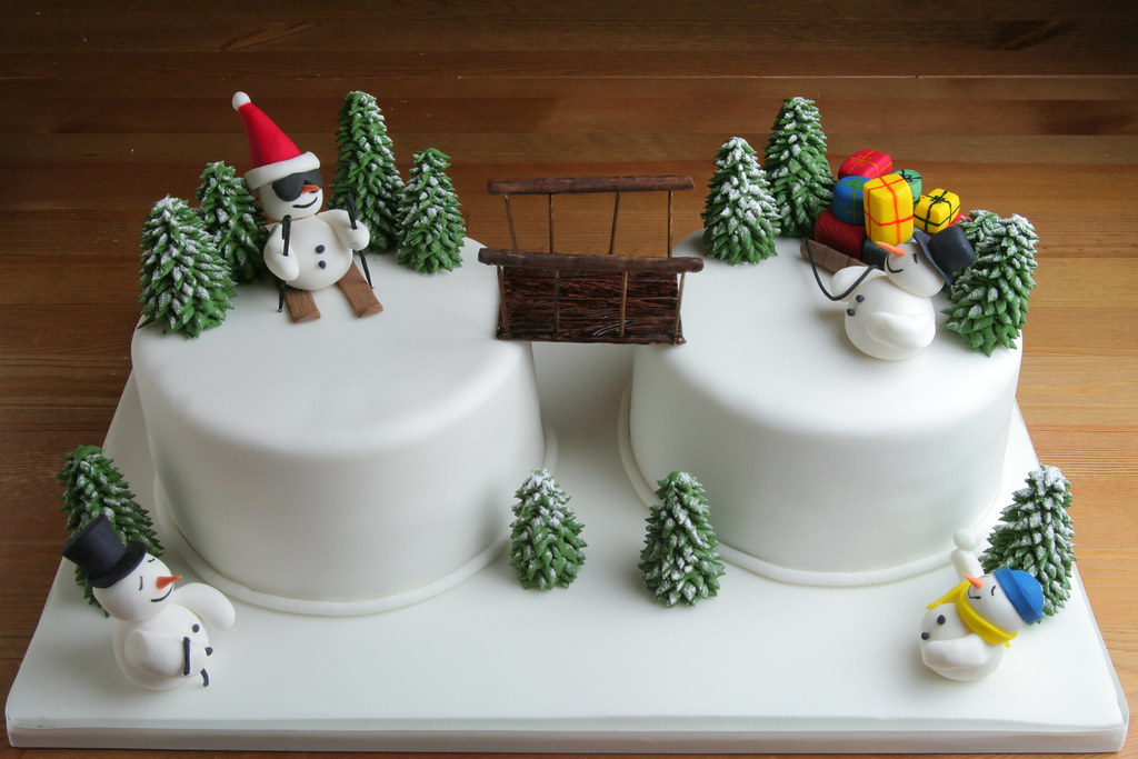 How to Make a Fun and Easy Snowman Cake - Delishably