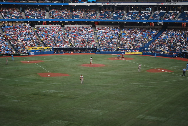 Blue Jays play the Red Sox at the Skydome, 22 August 2008, Toronto