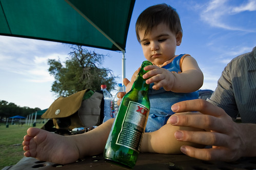 portrait baby beer bottle nikon texas canyonlake dosequis sigma1020mm d40