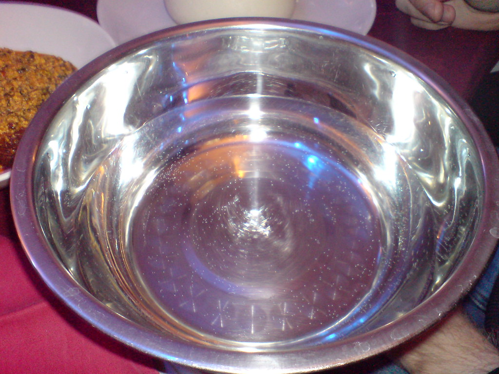 bowl of water