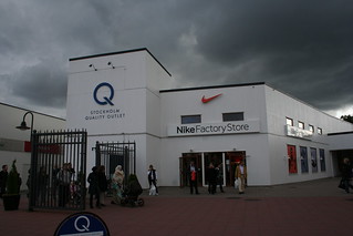 Nike factory outlet, Barkarby town 