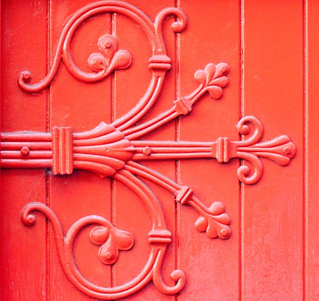 Detail from a Dublin door