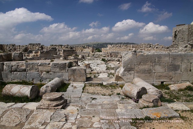 Nablus, Mt. Gerizim, Samaritan temple remains