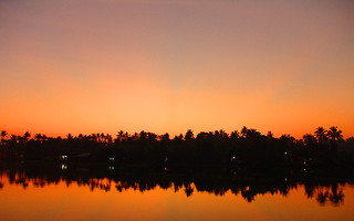 Sunset view at Cherthala