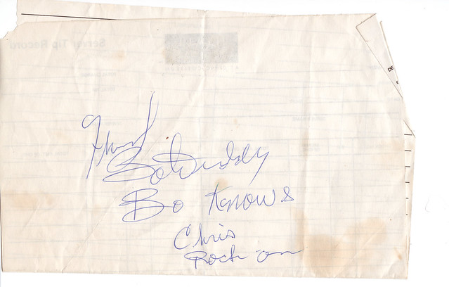 Bo Diddley Autograph