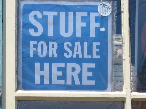 Stuff For Sale Here | Walking along a row of shops I spotted… | Flickr
