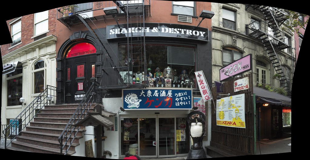 Search & Destroy and Kenka, St Mark's Place, New York City