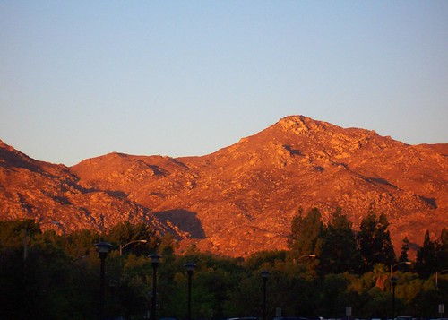 Box Springs Mountains Rising over the University of California, at Riverside