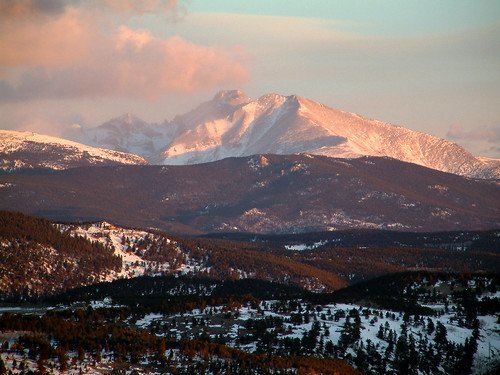 2003 mountain sunrise colorado longspeak fourteener february alpenglow mountainsrockymountains elevation40004500m summitlongspeak altitude4346m