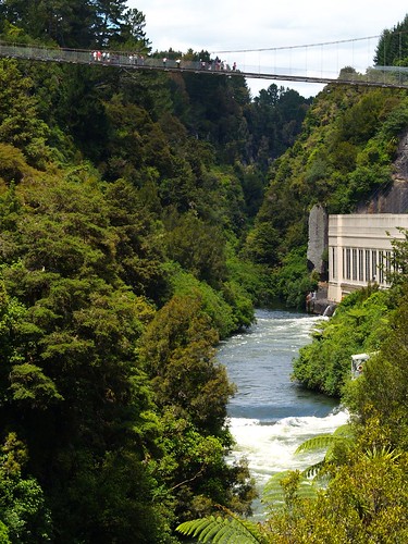 lakearapuni hydrosystem dam hydroelectric swingbridge nature scenery waikato newzealand bestviewedlarge