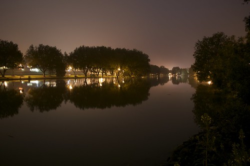 water river landscape nightshot foggy avonriver foggynight reflectionsinthewater stratfordon